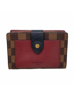 Louis Vuitton Wallet Damier Portefeuille Juliette Bordeaux Ebene